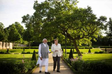 PM Narendra Modi, Angela Merkel, India-Germany, Modi-Merkel meeting, Brexit, India-European Union, terrorism, China-One Belt One Road initiative, indian express