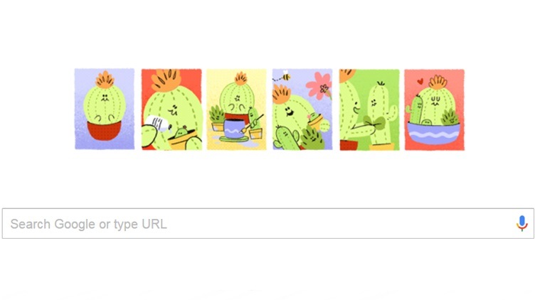 Mother s Day 2017 Google Celebrates Motherhood With A Heart warming cactus Mom Doodle 
