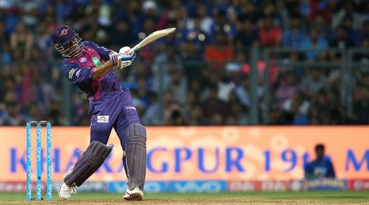 MS Dhoni, Dhoni, Sundar, Washington Sundar, MI vs RPS, RPS vs MI, Pune vs Mumbai, Rising Pune Supergiant vs Mumbai Indians, Cricket news, Cricket, Sports news, Sports, Indian Express