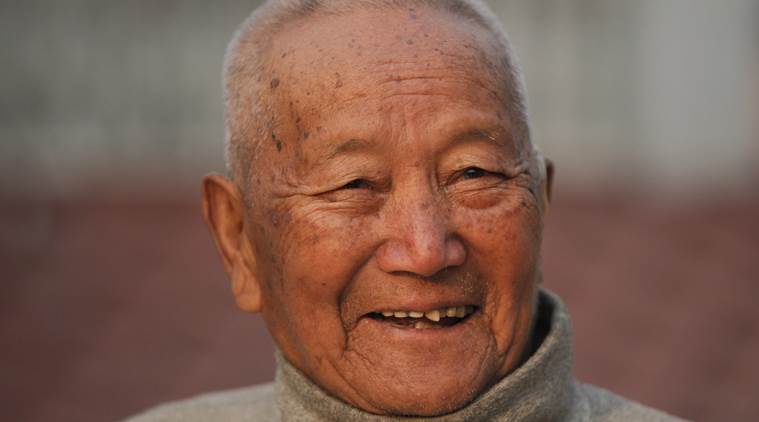 Nepal mountaineer, Nepal climber, world's oldest climber, Min Bahadur Sherchan, Oldest climber dies, Mount Everest climber dies, Mount Everest, World news, Indian Express