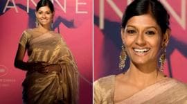 nandita das, nandita das fashion, nandita das cannes 2017, nandita das cannes film festival, nandita das cannes look, nandita das pictures, nandita das photos, nandita das manto, nandita das anavila sari, lifestyle, fashion, indian express, indian express news