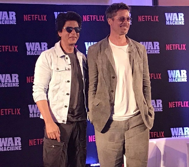 shah rukh khan, brad pitt, shah rukh khan brad pitt
