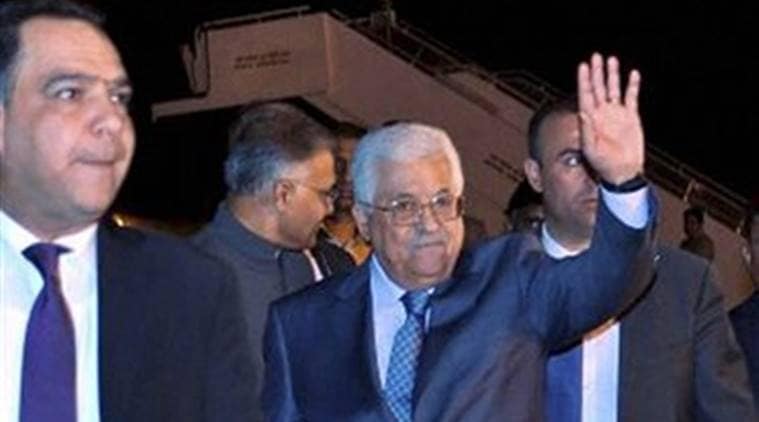 Palestinian President Mahmoud Abbas, Palestinian President India. Mahmoud Abbas Arrives India, Palestinian President Arrives India, Mahmoud Abbas India Visit, Palestinian President India Visit