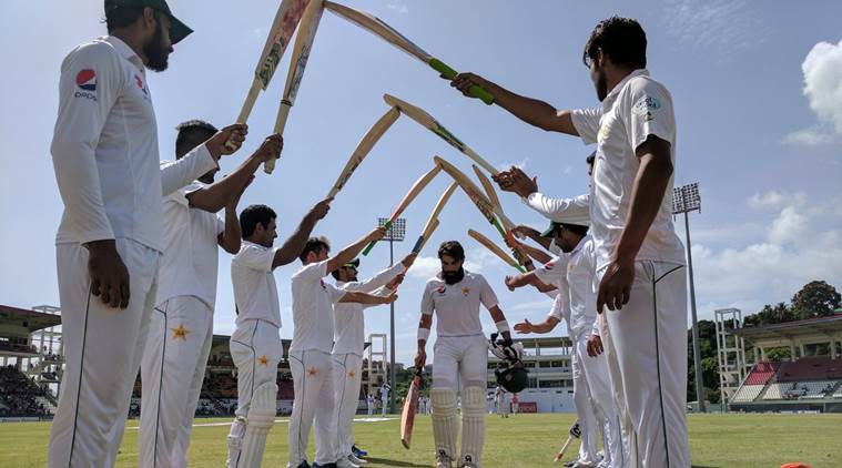 West Indies vs Pakistan, Misbah-ul-Haq, Younis Khan, Pakistan vs West Indies, West Indies vs Pakistan day 4, sports news, sports, cricket news, Cricket, Indian Express
