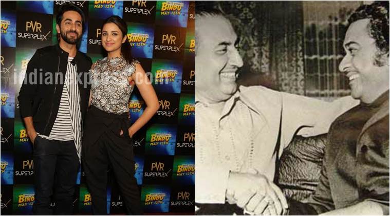 Ayushmann Khurrana, Parineeti Chopra, meri pyaari bindu, Mohd Rafi, Kishore Kumar,