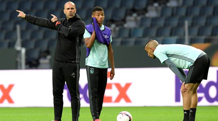 Manchester Arena blast, Manchester Arena blast news, Manchester Arena blast updates, Peter Bosz, Peter Bosz news, Peter Bosz updates, Ajax, sports news, sports, football news, Football, Indian Express