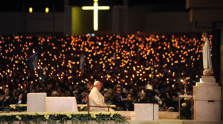 pope francis, pope, pope fatima, pope francis portugal, pope news, world news, indian express news