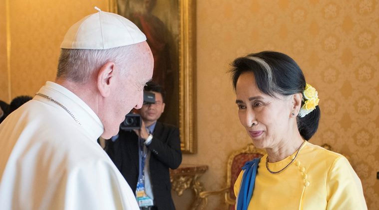 Suu Kyi Meets Pope: Vatican And Myanmar Agree To Establish Diplomatic ...