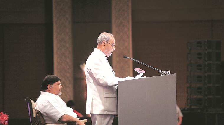 Ramanth Goenka Lecture, President Pranab Mukherjee, pranab mukherjee, PNG lecture, Pranab Mukherjee, Pranab Mukherjee RNG, Pranab Mukherjee speech, Pranab Mukherjee lecture, Pranab Mukherjee news, India news