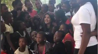 Priyanka Chopra, Priyanka Chopra unicef, Priyanka Chopra news, Priyanka Chopra movies, Priyanka Chopra images, Priyanka Chopra south africa, entertainment news, indian express, indiane express news