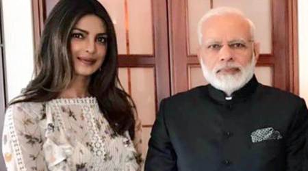 Priyanka Chopra, Narendra Modi, Priyanka Chopra photo with Narendra Modi, Priyanka Chopra meets Narendra Modi, narendra modi germany