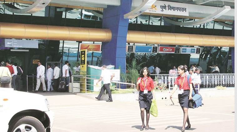 Pune airport, Pune airport director, new parking bays, Indian Express, Indian Express News