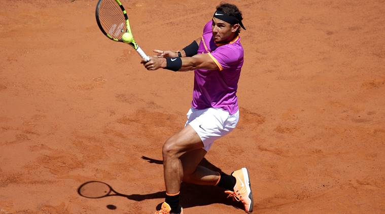 Rafael Nadal, Rafael Nadal news, Rafael Nadal updates, Rafael Nadal Italian Open, Rafael Nadal vs Nicolas Almagro, Nicolas Almagro news, Nicolas Almagro updates, Nicolas Almagro injury, sports news, sports, tennis news, Tennis, Indian Express