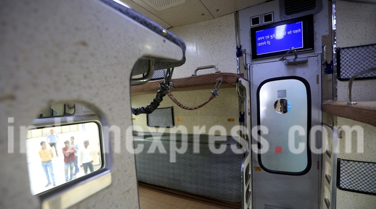 train, train coaches, railways train, railways train coaches, ac 2 tier coaches, indian railways, indian railways coaches, railways bookings, india news
