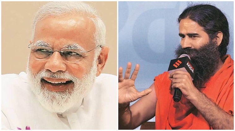 narendra modi, ramdev baba, rashtra rishi, ramdev baba calls modi rashtra rishi, what is a rashtra rishi, patanjali, ramdev baba at patanjali event, narendra modi at patanjali events, India news, Indian Express