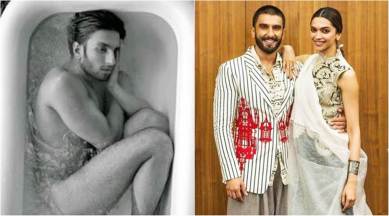 389px x 216px - Ranveer Singh's naked picture is breaking the internet. Deepika Padukone  got involved in it too. See photo | Bollywood News - The Indian Express