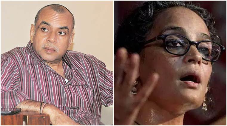 paresh rawal, paresh rawal tweet, arundhati roy, paresh rawal arundhati roy tweet, army jeep tweet, army human shield video, army viral video, india news, latest news, indian express