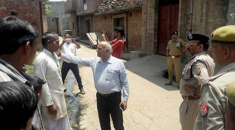 Saharanpur, Saharanpur clashes, saharanpur ssp, sc dubey, BJP, RSS, Mayawati, Saharanpur mayawati, Yogi Adityanath government, Saharanpur violence, dalit politics, mayawati dalit, dalit voters, indian express news, india news