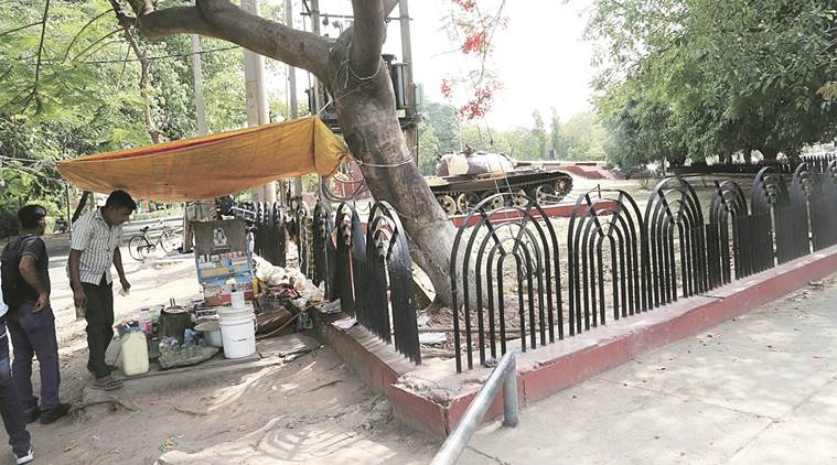 major sandeep shankla war memorial, war memorials chandigarh, army memorials chandigarh, chandigarh heritage, chandigarh news, indian express