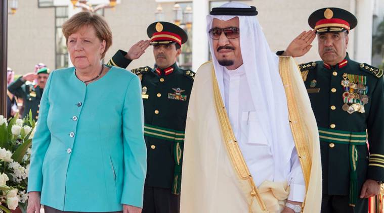 Angela Merkel, Angela Merkel Saudi arabia visit, Saudi arabia refugee, Saudi arabia Yemen, Germany saudi arabia, King Salman, latest news, latest world news 