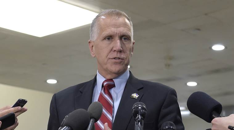 senator collapses, north carolina senator, nc senator collapses, world news, indian express news