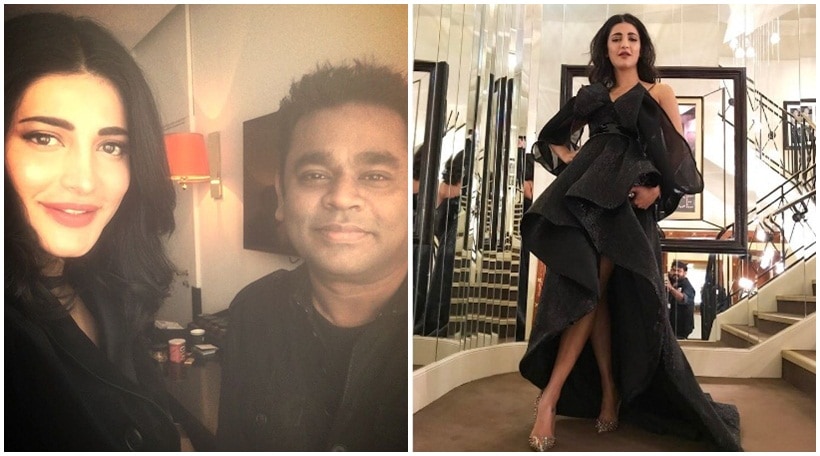 Shruti haasan, Sangamithra, AR Rahman, Shruti haasan AR rahman cannes 2017, Sangamithra Cannes 2017 pics