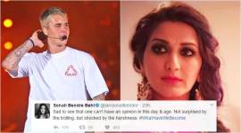 sonali bendre, sonali bendre justin bieber, sonali bendre trolled, justin bieber, sonali bendre tweet