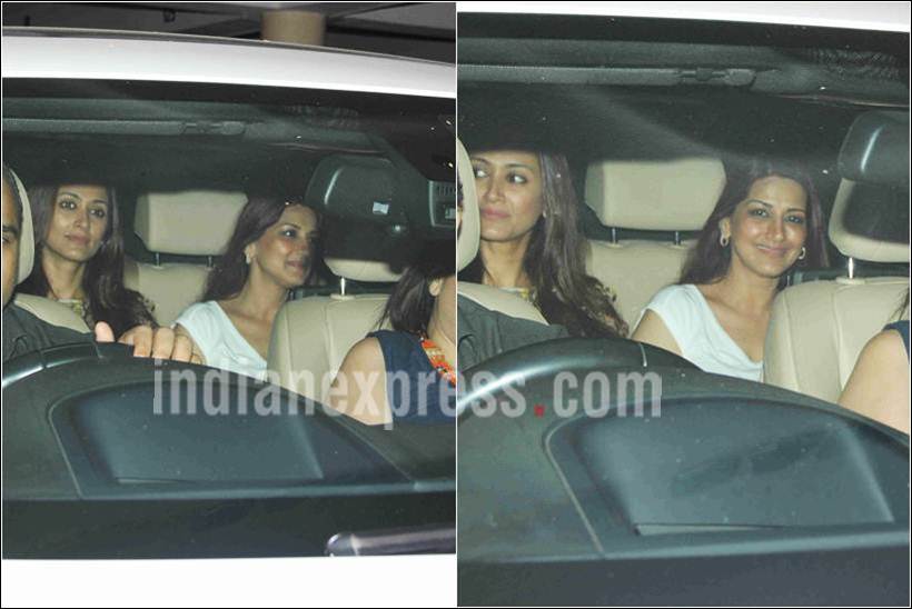 sonali bendre, sonali bendre twinkle khanna, twinkle sonali susane friends, sanjay dutt party pictures
