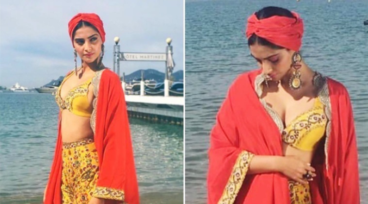 RÃ©sultat de recherche d'images pour "sonam kapoor anamika khanna cannes"