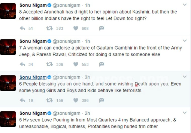 sonu nigam, sinu nigam twitter, sonu nigam tweets