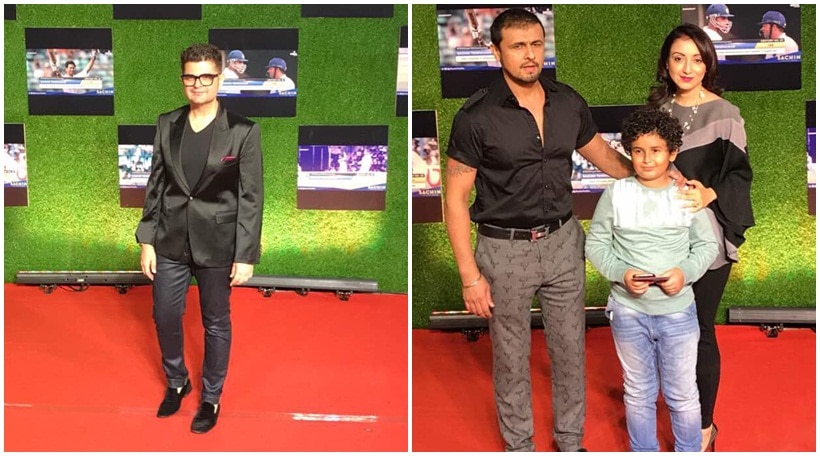 Daboo Ratnani, Sonu nigam, sachin biopic premiere pics