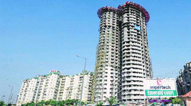 Supertech Ltd flats, Noida Supertech Ltd flats, Delhi court, Supertech's ECO Village 2 project, ECO Village 3, Indian Express, Indian Express News