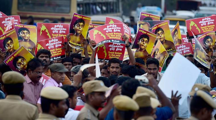 tamil activists, pro-tamil activists detaines, tamil nadu, Tamil Nadu news, marina, marina beach, india news, indian express news