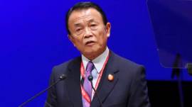 Japanese Finance Minister Taro Aso, Japan, Asian Development Bank, ADB, Japan ADB, World News, Latest world news, indian express, indian express news