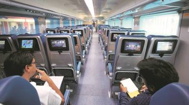 Tejas train, suresh prabhu, tejas mumbai goa, mumbai goa train, indian express news, india news