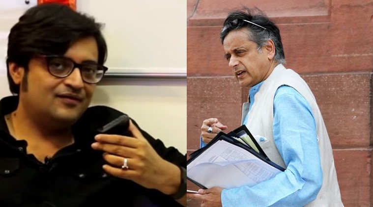 Congress Leader Shashi Tharoor Files Defamation Case Against Republic Tv S Arnab Goswami India News The Indian Express