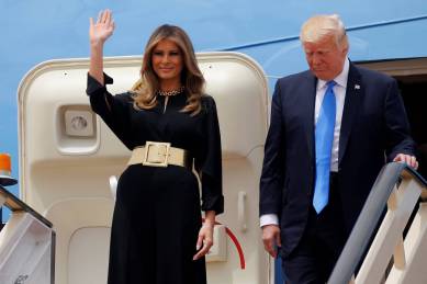 Donald Trump, Trump foreign trip, Trump's first trip, Trump in Saudi Arabia, Ivanka Trump, Saudi King Salman, Trump King Salman, James Comey, World news, Indian Express