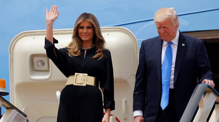 Donald Trump, Trump foreign trip, Trump's first trip, Trump in Saudi Arabia, Ivanka Trump, Saudi King Salman, Trump King Salman, James Comey, World news, Indian Express