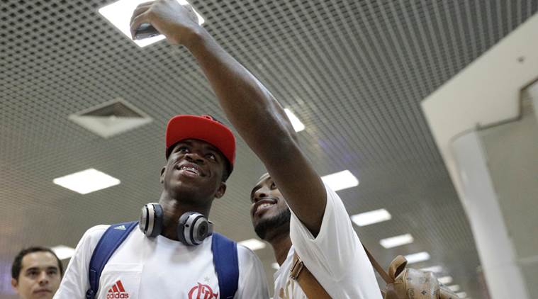 Vinicius Junior, vinicius, vinicius real madrid, real madrid, flamingo, football, sports news, indian express