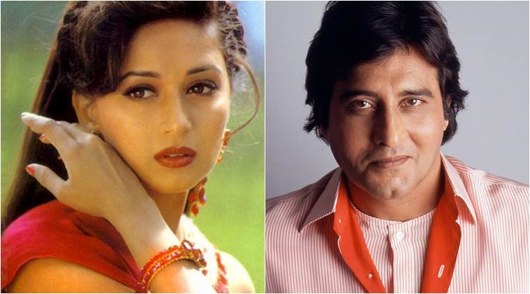 Vinod Khanna All Kisses Porn Video - Madhuri Dixit remembers Dayavan co-star Vinod Khanna: Our ...