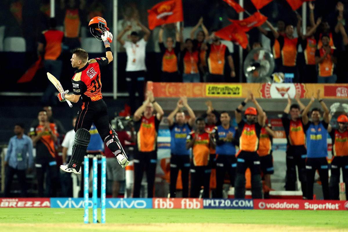 Ipl 2017 Srh Vs Kkr David Warner Is The Ton Riser Sports News The Indian Express