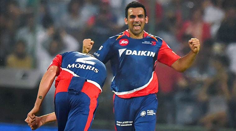 IPL 2017, IPL 2017 news, IPL 2017 updates, Zaheer Khan, Zaheer Khan news, Zaheer Khan updates, Zaheer Khan injury, Zaheer Khan wickets, Delhi Daredevils, sports news, sports, cricket news, Cricket, Indian Express