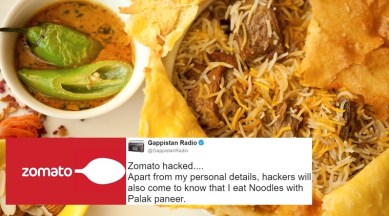 Zomato, Zomato breach, Zomato data stolen, Zomato security, Zomato app, zomato twitter reaction, zomato breach twitter reactions funny, indian express, indian express news