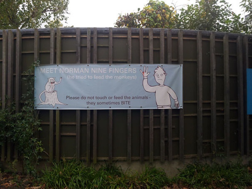 funny signs, zoo, zoo signs, funny signboards, funny zoo signboards, zoo hilarious signs, hilarious signboards, sarcastic signboards, viral news, indian express, trending news, funny news