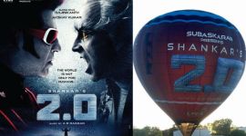 Rajinikanth image, Akshay Kumar image, 2.0 hot air balloon
