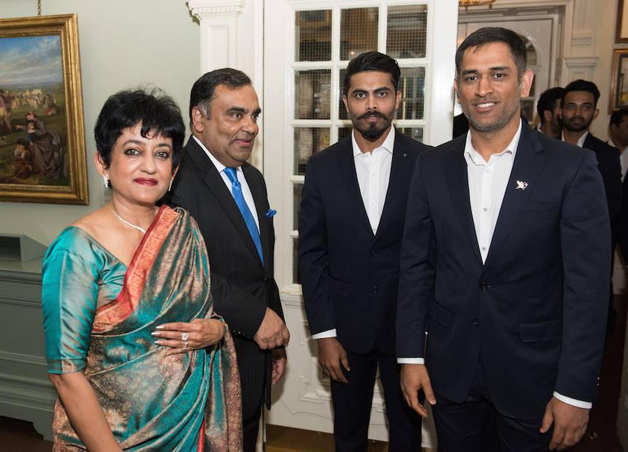 virat kohli, mahendra singh dhoni, dhoni, yuvraj singh, rohit sharma, shikhar dhawan, anil kumble, indian high commission, london, cricket, indian express
