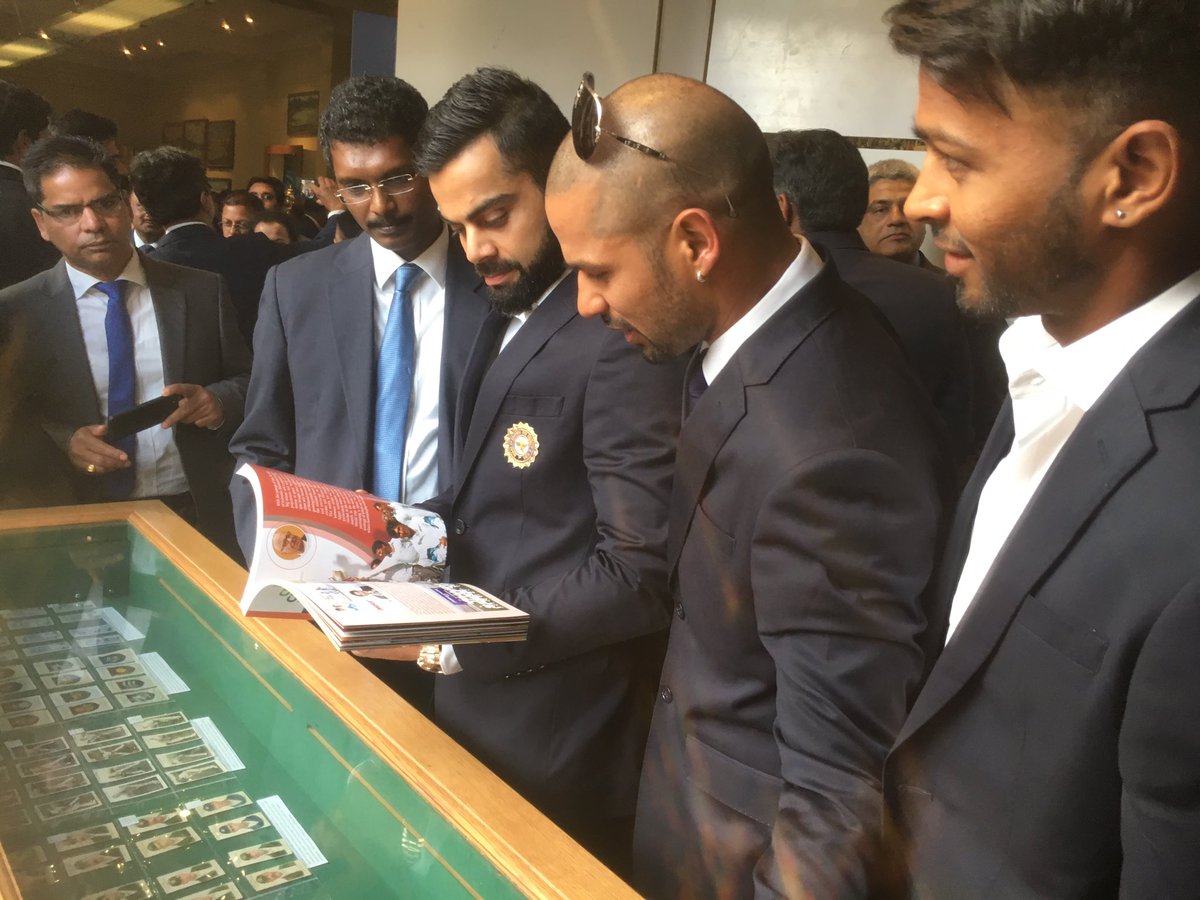 virat kohli, mahendra singh dhoni, dhoni, yuvraj singh, rohit sharma, shikhar dhawan, anil kumble, indian high commission, london, cricket, indian express