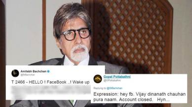 amitabh bachchan, facebook, amitabh bachchan facebook page problem, mark zuckerberg, fans solution amitabh bachchan fb problem, entertainment news, social media news, indian express, trending news