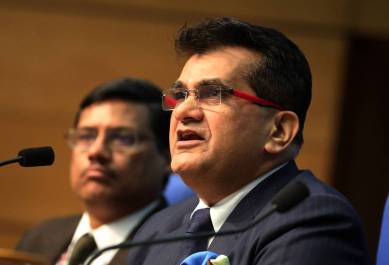NITI Aayog CEO Amitabh Kant. (Express file photo)