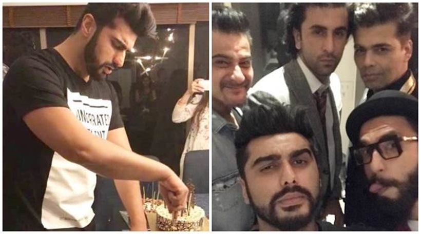 Arjun Kapoor, Arjun Kapoor birthday bash pics, Arjun Kapoor birthday party photos, Ranbir Kapoor, Ranveer Singh, Karan Johar, Arjun Kapoor birthday party inside photos